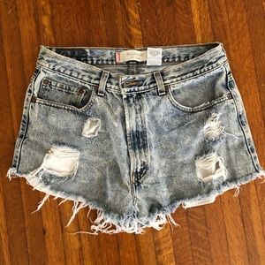 Vintage Levi cut off shorts